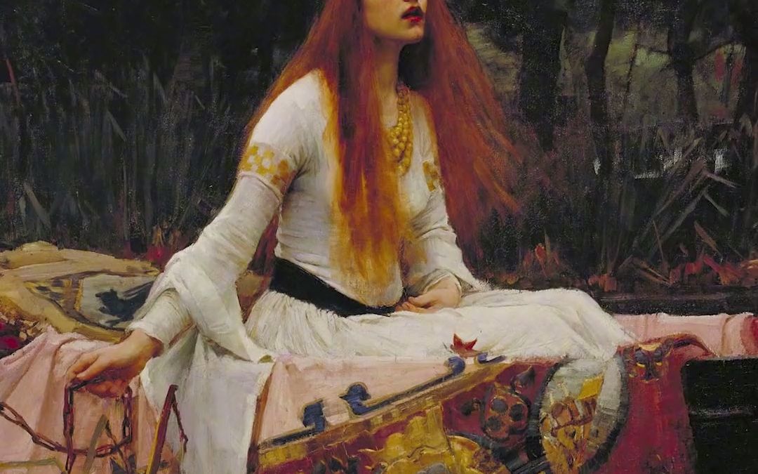 【艺术分享】 古典名画《夏洛特姑娘》,油画欣赏!_哔哩哔哩_bilibili