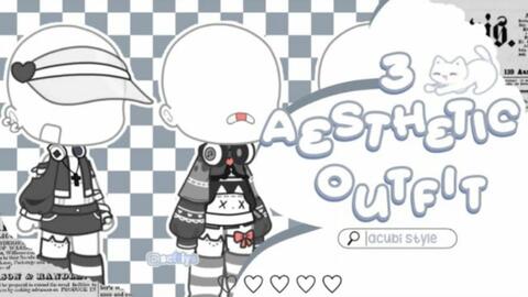 🖤 Aesthetic Goth/Alt gacha club outfit ideas 🖤