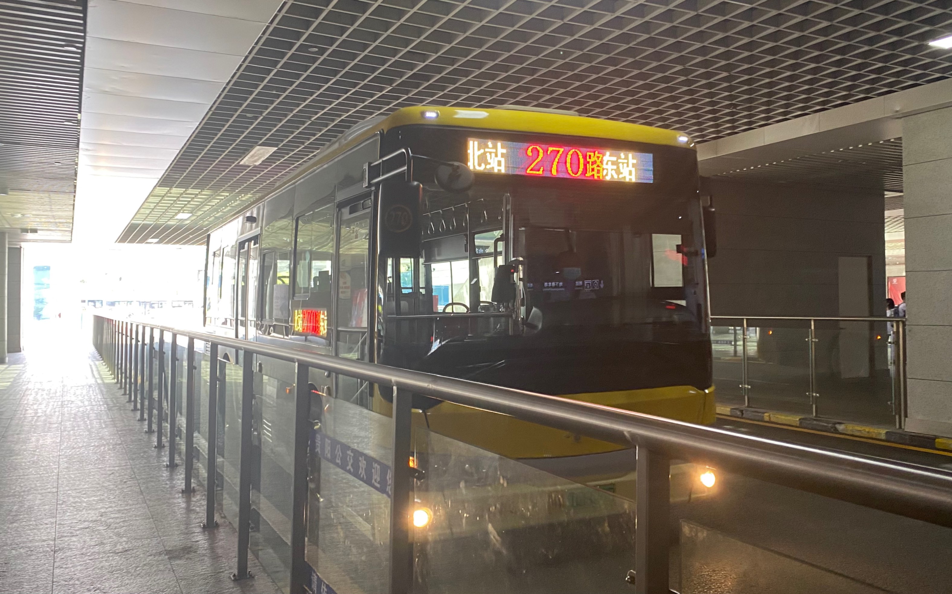 贵阳公交270路,贵阳北站-贵阳东站,全程侧展,第一视角pov,原声原速