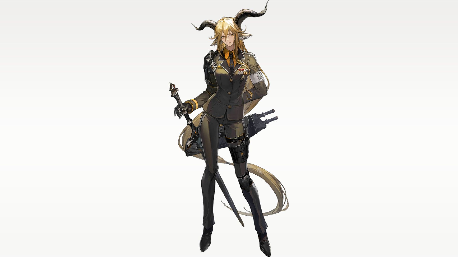 【明日方舟】[锏/黑骑士]其cg,差分立绘及q版模型预览