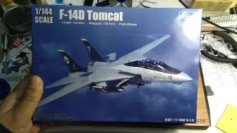 【呆猫工业测评2】小号手03919.F-14D.1/144开箱测评