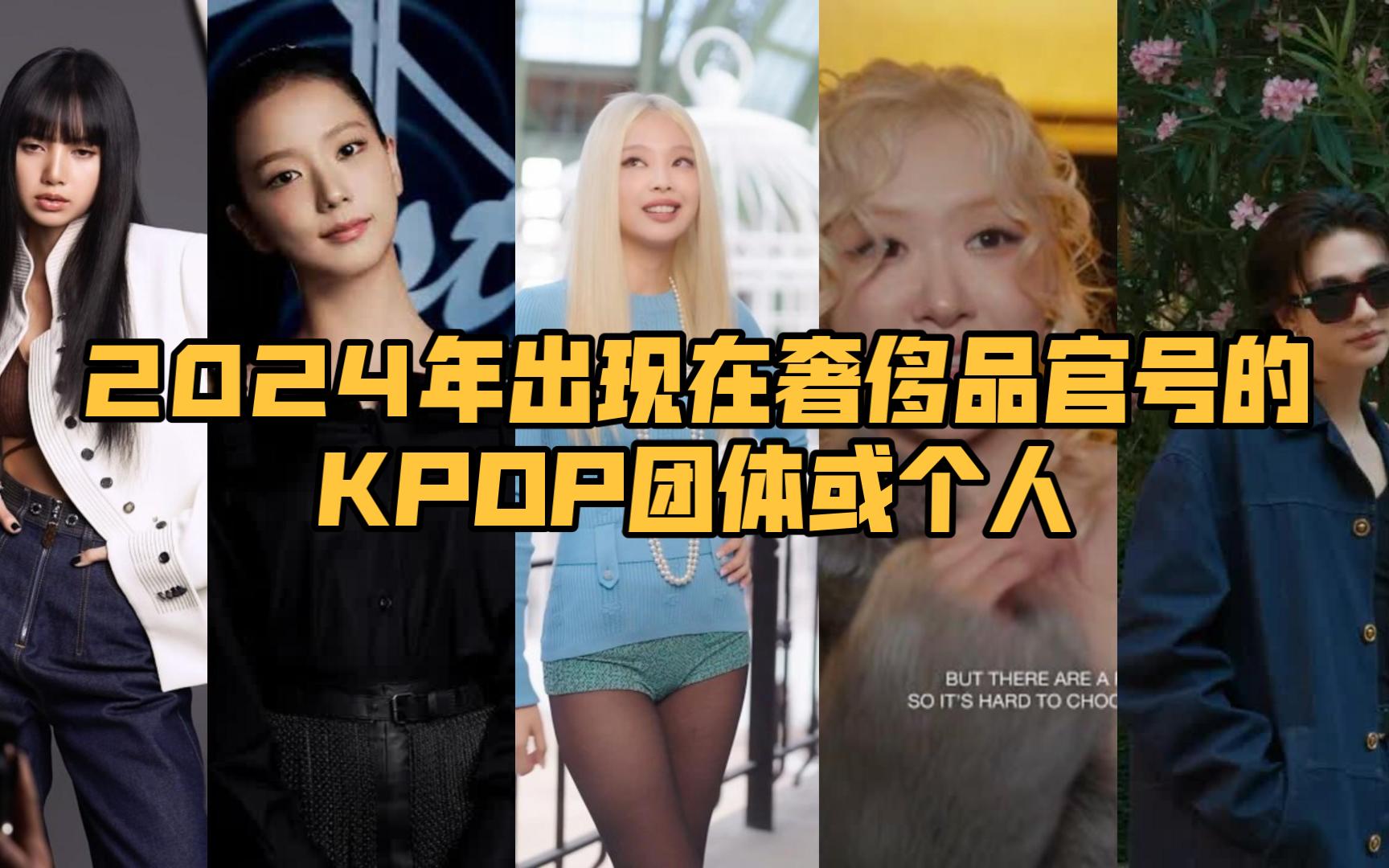 奢侈品爱用爱豆!盘点2024年出现在奢侈品官号的KPOP个人(下)看看你担待遇好吗哔哩哔哩bilibili