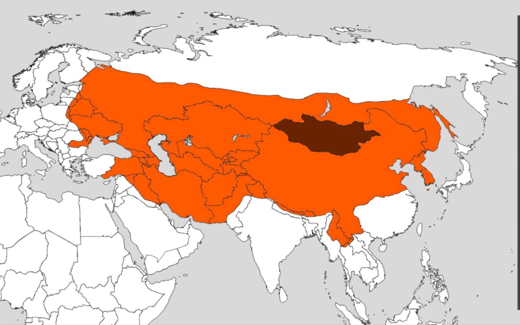 各国理想疆域版图图片