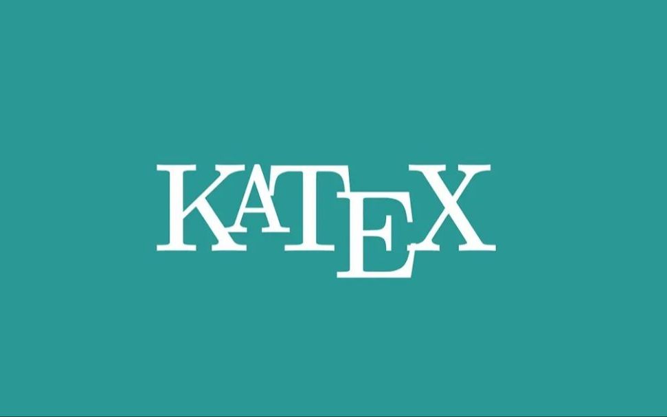 开始使用 KaTeX 编写数学公式哔哩哔哩bilibili