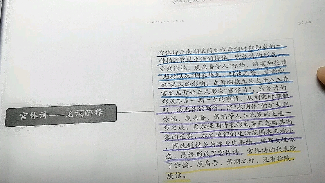 宫体诗——名词解释 (复习)哔哩哔哩bilibili