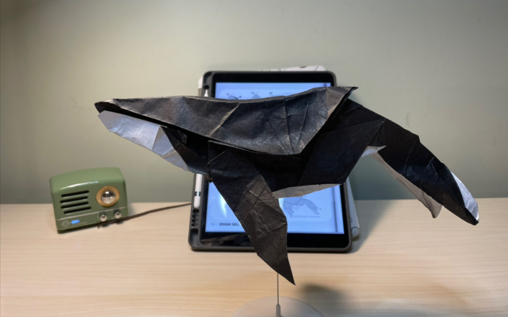 折纸parkjongwoo座头鲸