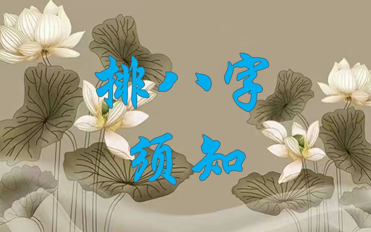 八字基础知识——排八字须知哔哩哔哩bilibili