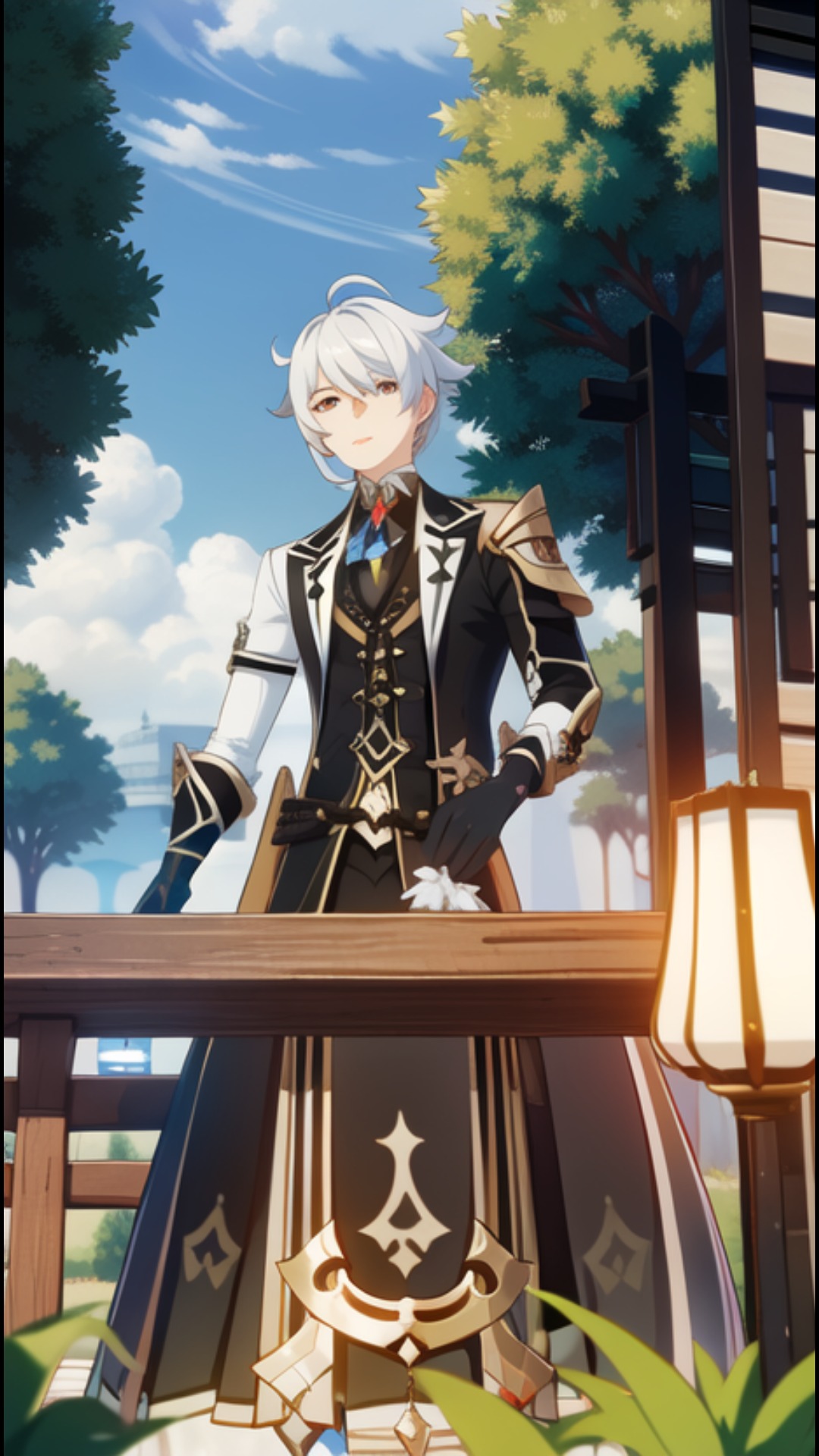 啊这 白毛艾尔海森?阿丧与酒的专属原神风格形象来啦