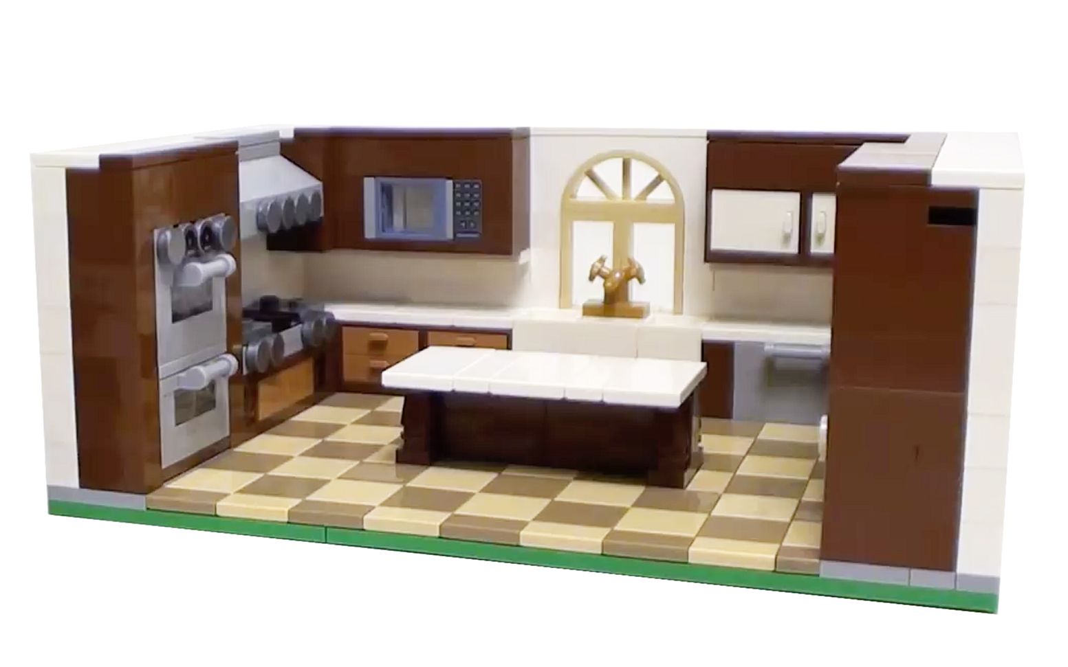 乐高moc教程美食厨房拼搭指南