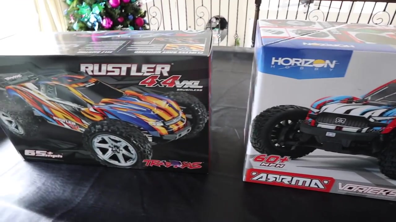 [图]Arrma Vorteks 3S BLX VS Traxxas Rustler 4x4 VXL 3S无刷遥控车RTR