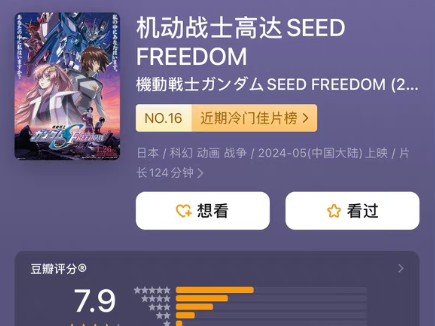 【机动战士高达Seed Freedom】剧场版电影 seed freedom 内地暂定五月上映哔哩哔哩bilibili