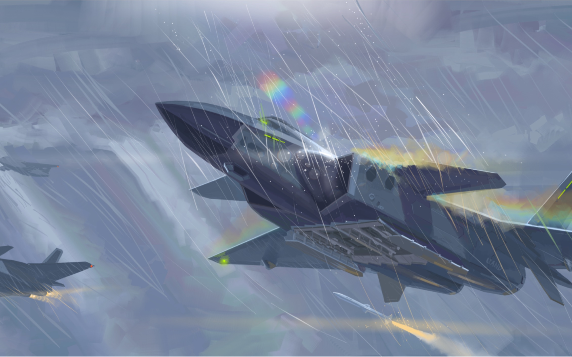 某空域j20双机编飞行