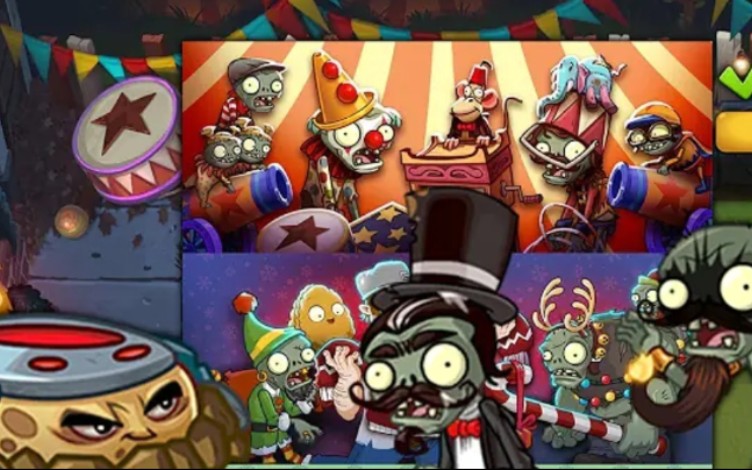 pvz2941新地图游乐场植物和僵尸分解图