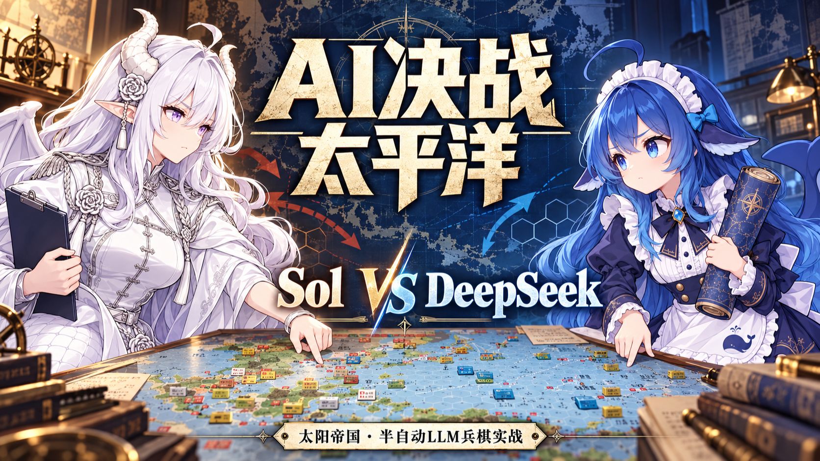 让GPT和DeepSeek当司令，太平洋战争会怎么打？【AI兵棋】