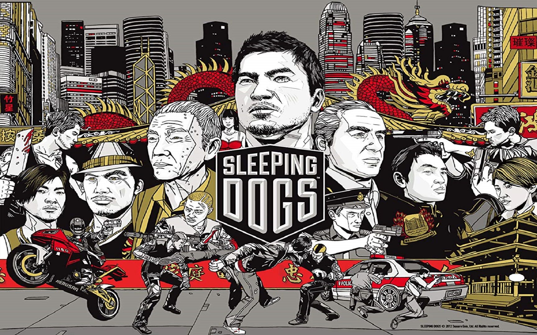 [图]【六周年纪念作】【钊糕直播】热血无赖（Sleeping Dogs）游走黑白之间，坚持心中正义