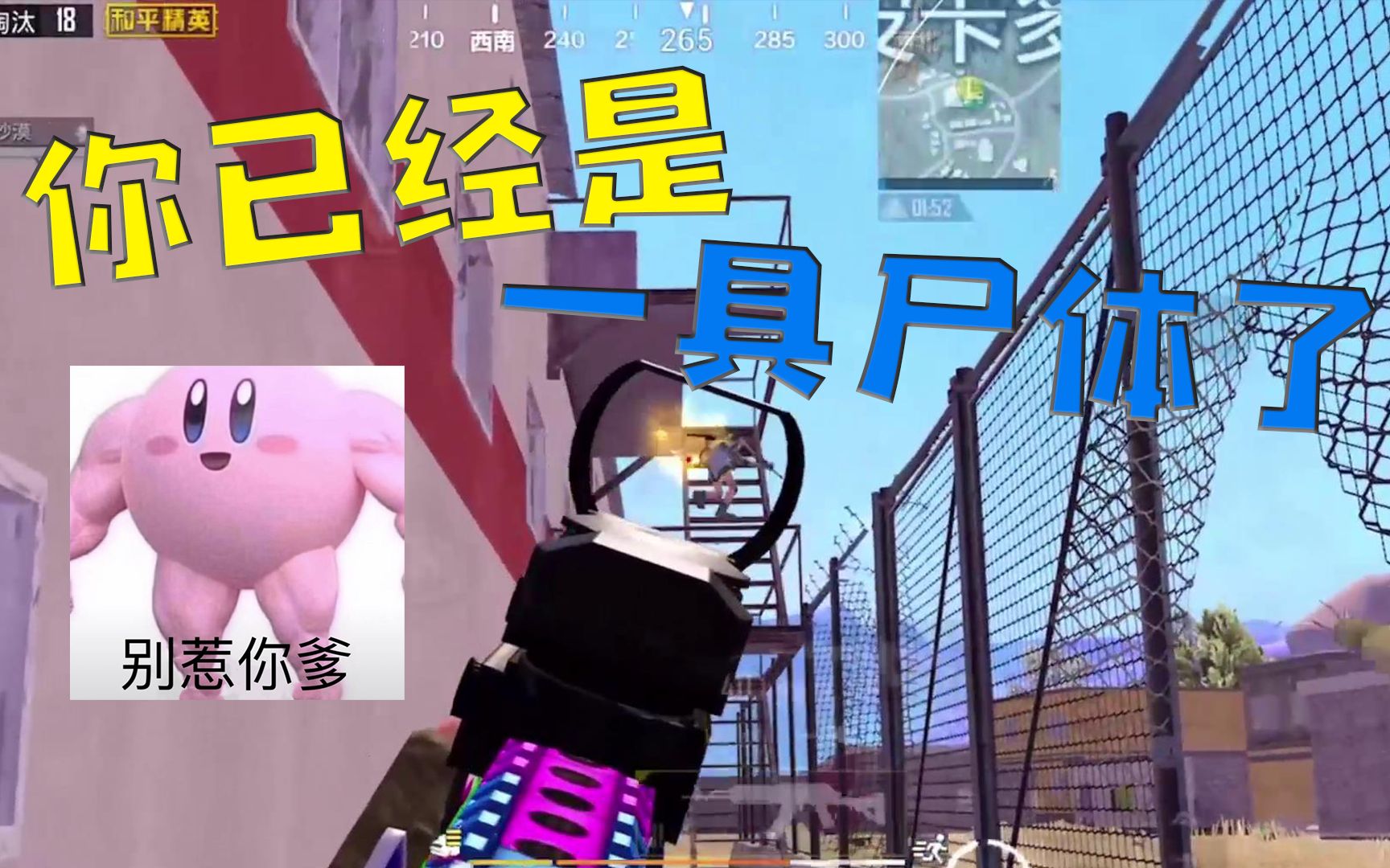 和平精英少羽在绝对的实力面前没有人能活着离开皮卡多敌人被揍到当场