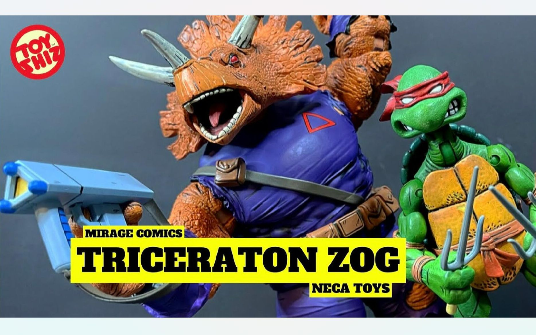 neca 忍者神龟 mirage漫画 三角龙 佐格