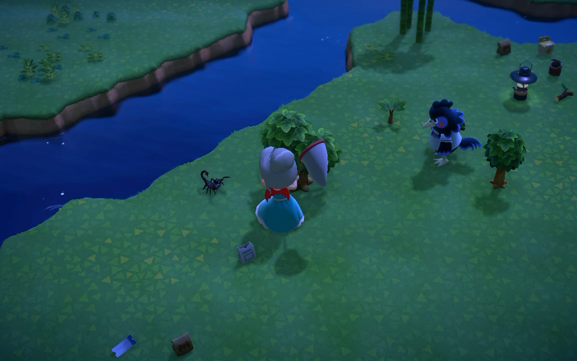 离老远就看见乌骨鸡一动不动#动森_哔哩哔哩_bilibili