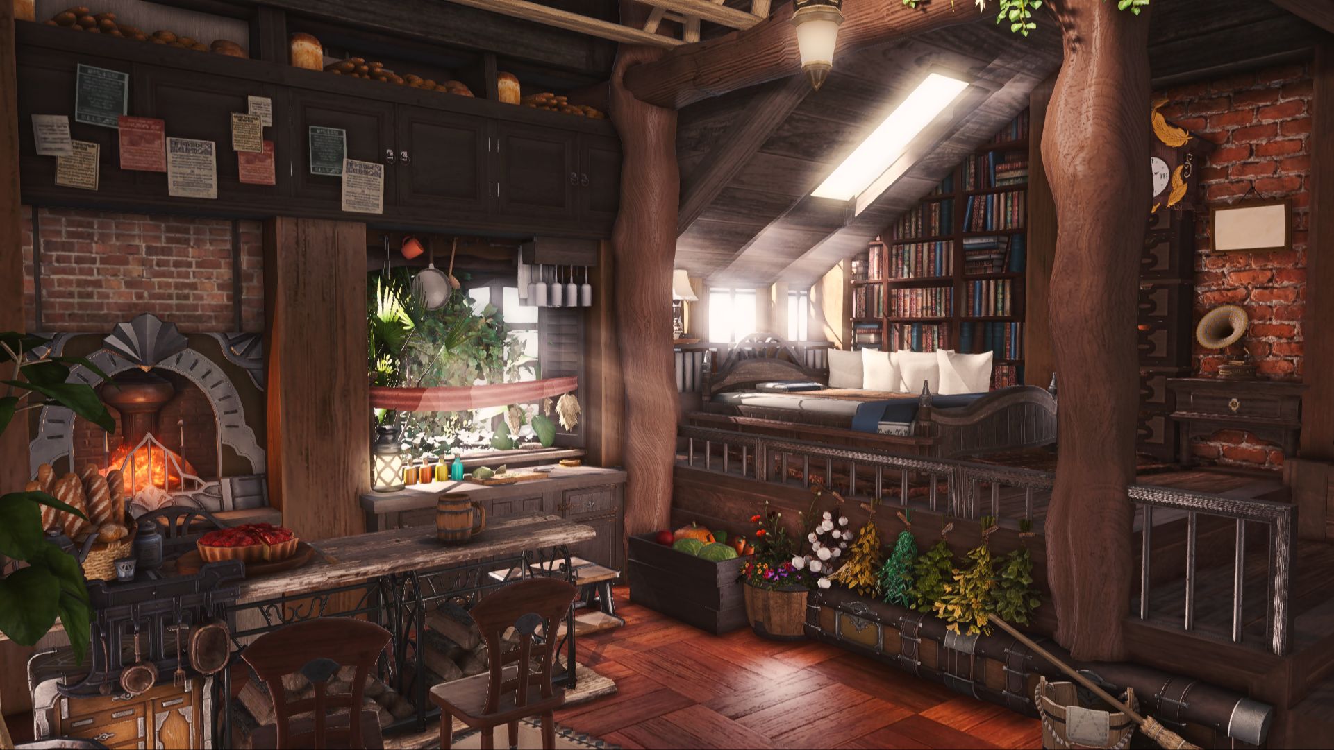 【FF14】S 丨阳光洒满,温暖如初丨中世纪冒险者小屋网络游戏热门视频