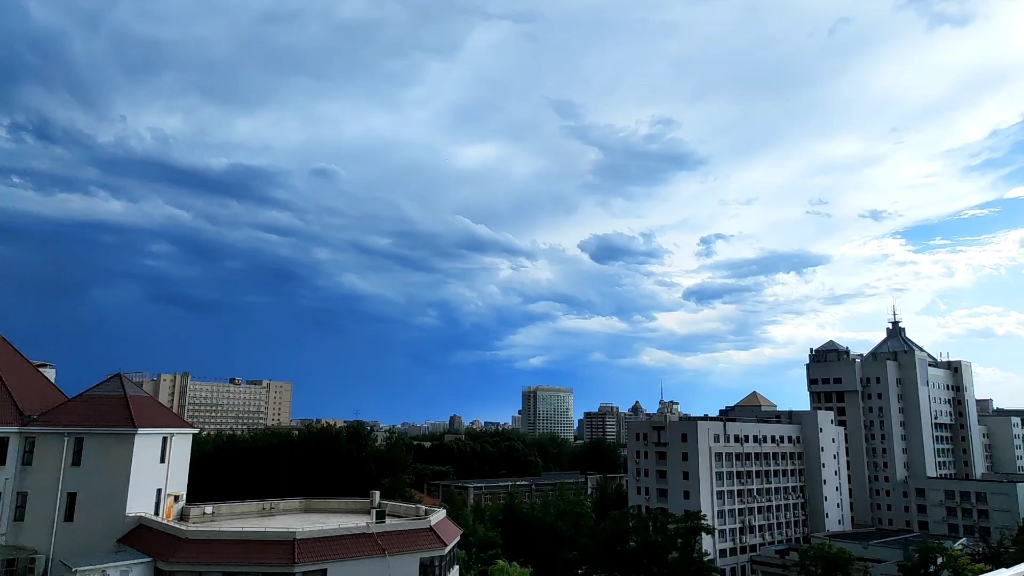 【北京5.30暴雨延时摄影】雨后的天很蓝,空气很清新哔哩哔哩bilibili