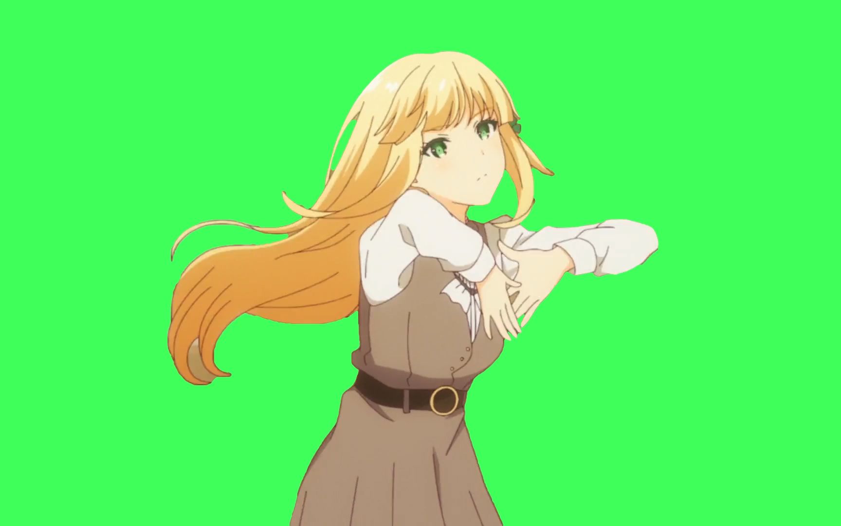 一之濑怜【绿幕素材】