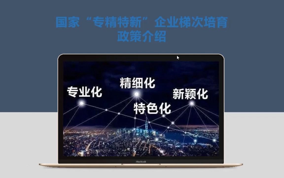专精特新;如何提高'专精特新'企业申报质量  许丰哔哩哔哩bilibili