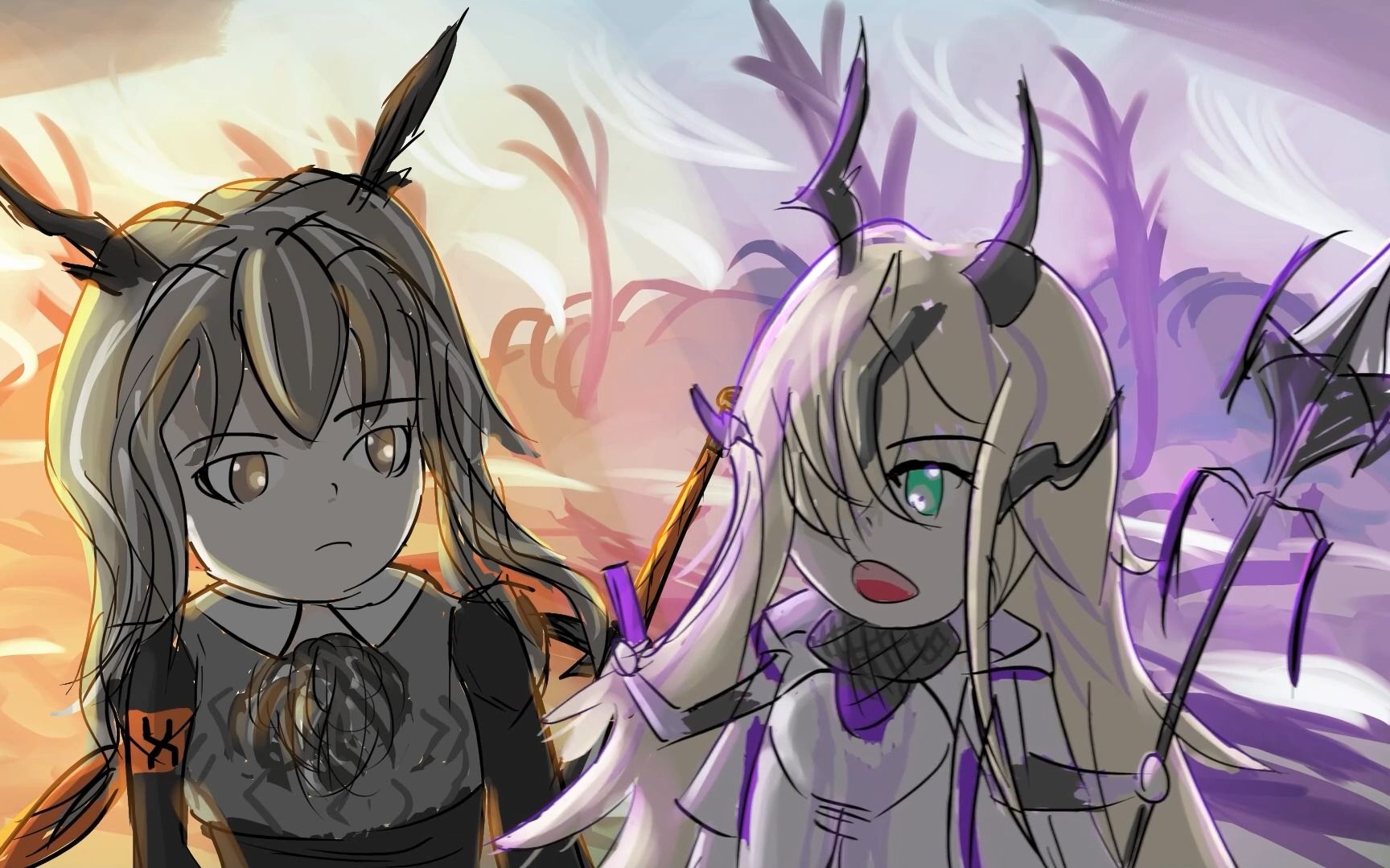 【手书07】塔露拉怼爱布拉娜be like