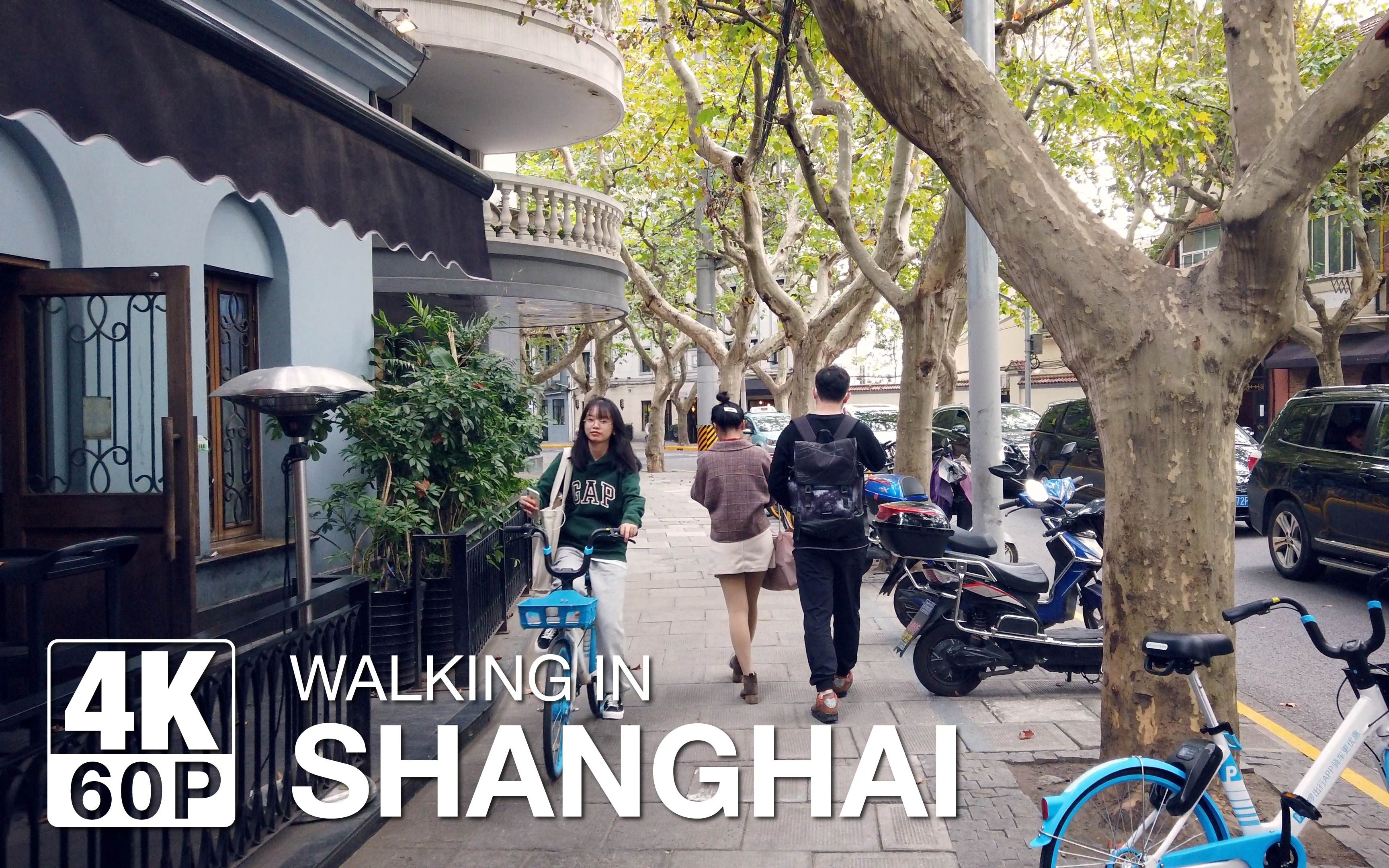 [图]步行在上海复兴西路｜原上海法租界 Old Shanghai French Concession｜漫步上海 Shanghai