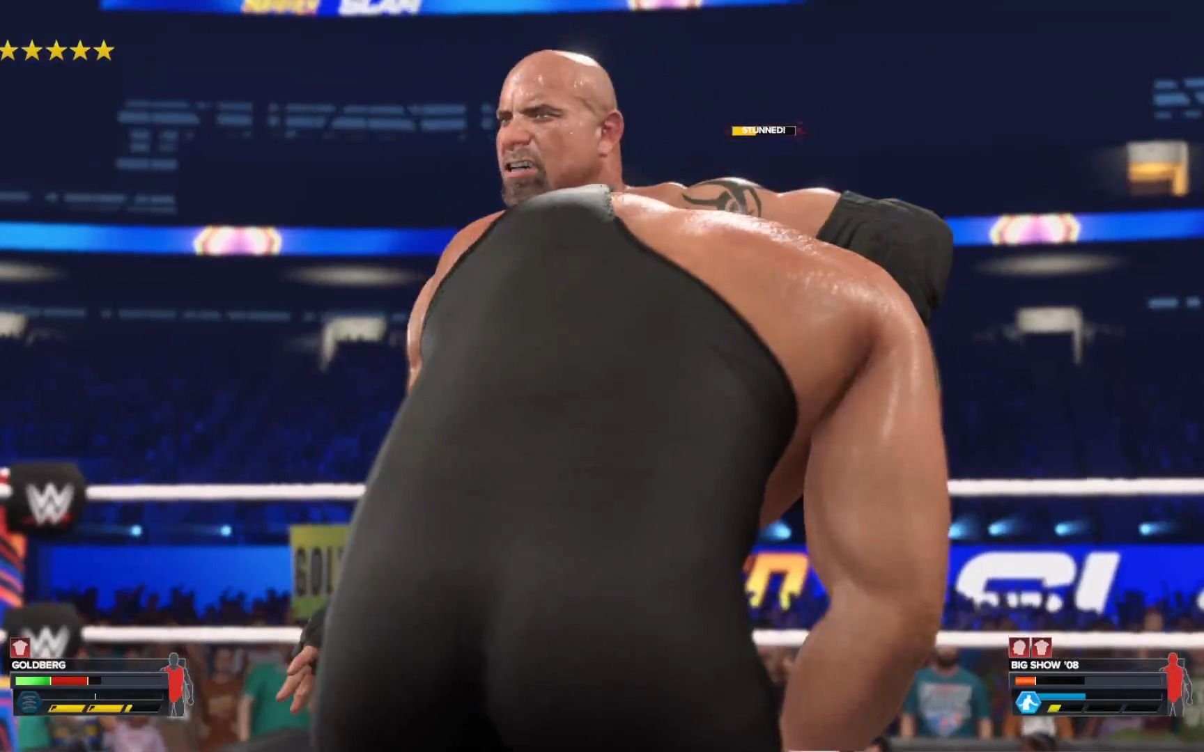 【wwe2k】再现名场面,高老爷子vs大秀哥,战神之锤重出江湖!