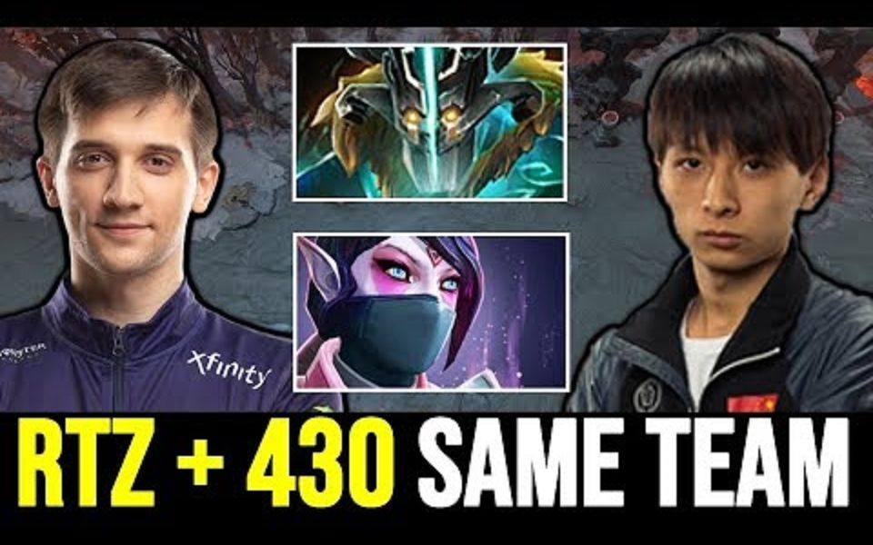 dota2当rtz排到430faithbian和xinq的时候出团队之手的剑圣
