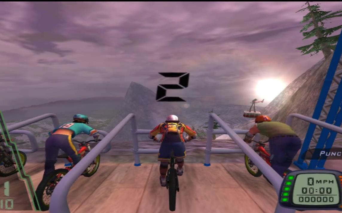 ps2暴走山地自行车暴走脚踏车测试特效技巧