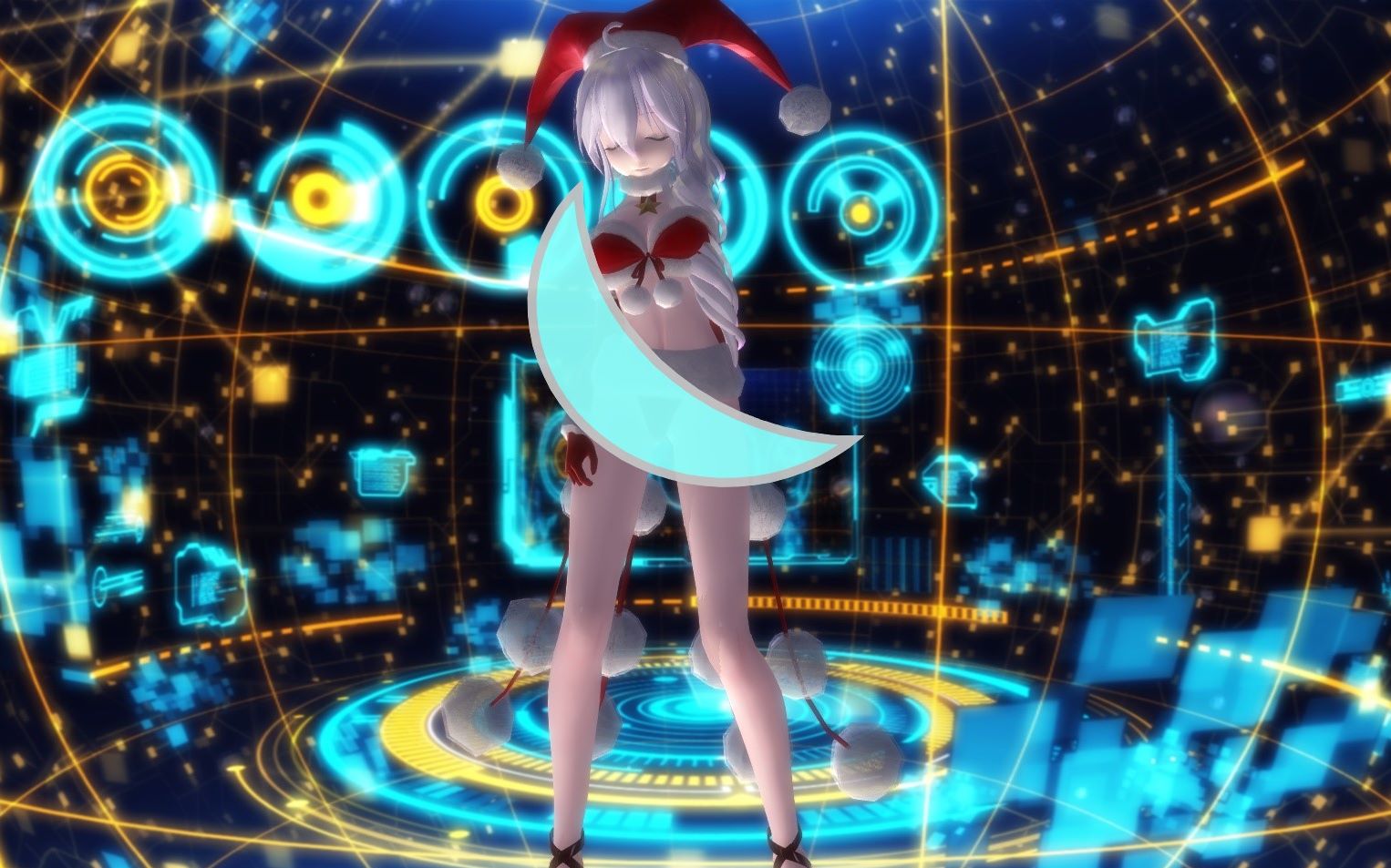 弱音巡音mmd嘤嘤啊不要再看人家了啊怒坏苹果