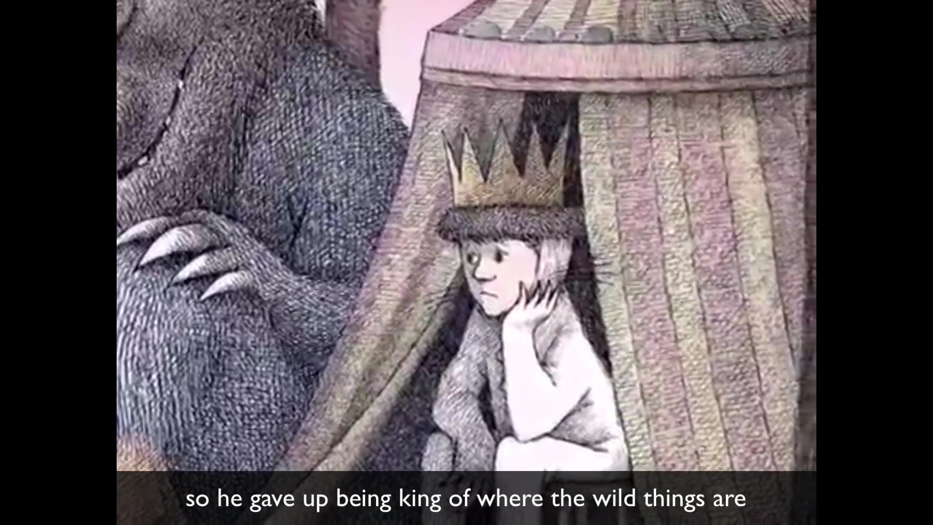 [图]重新创作儿童英语故事书《野兽家园》英语字幕 Where the wild things are