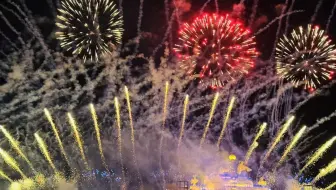 【泰达航母主题公园】五一30分钟烟花秀全场