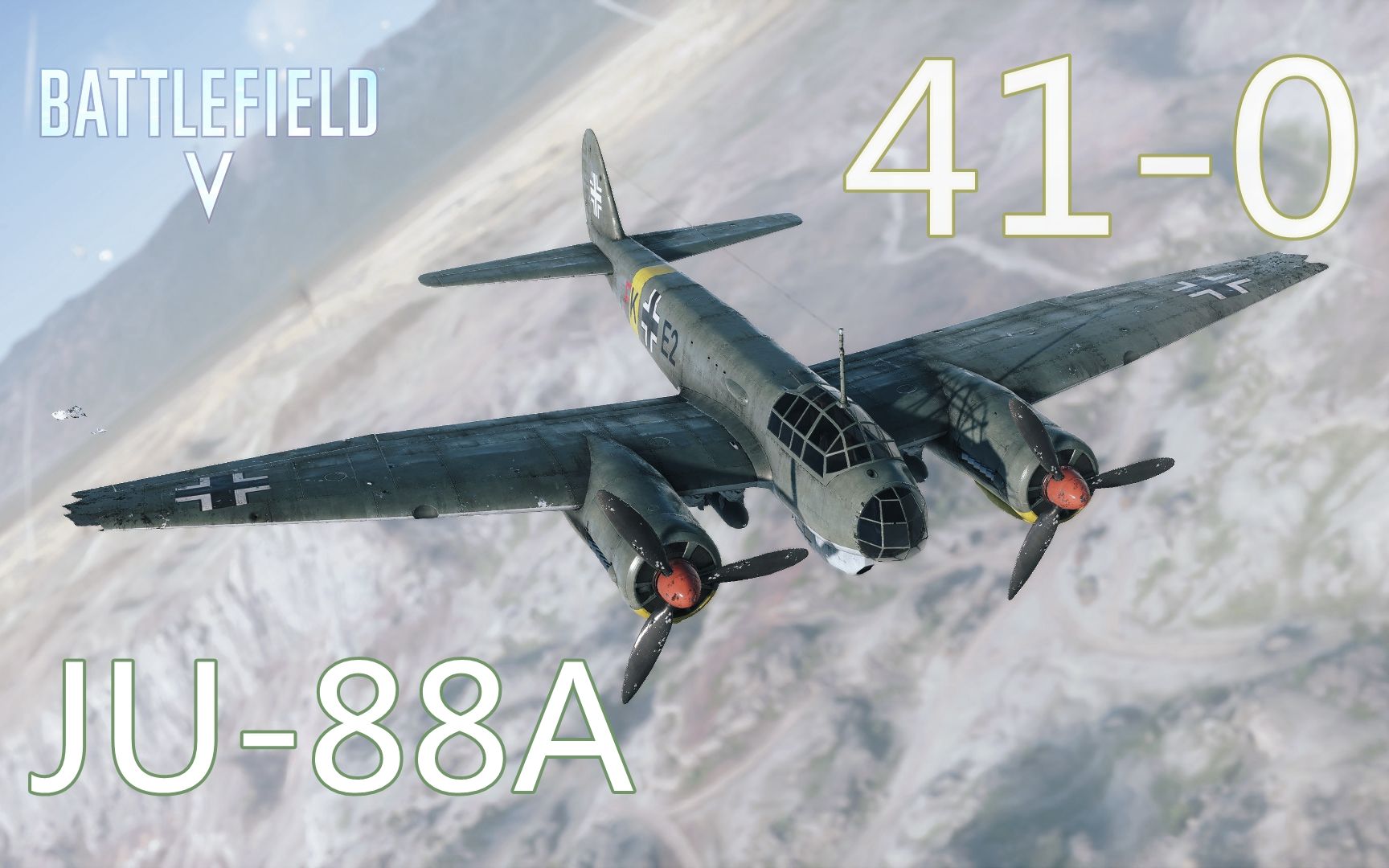 战地5最强德军轰炸机ju88a征服阿拉斯410单局实况