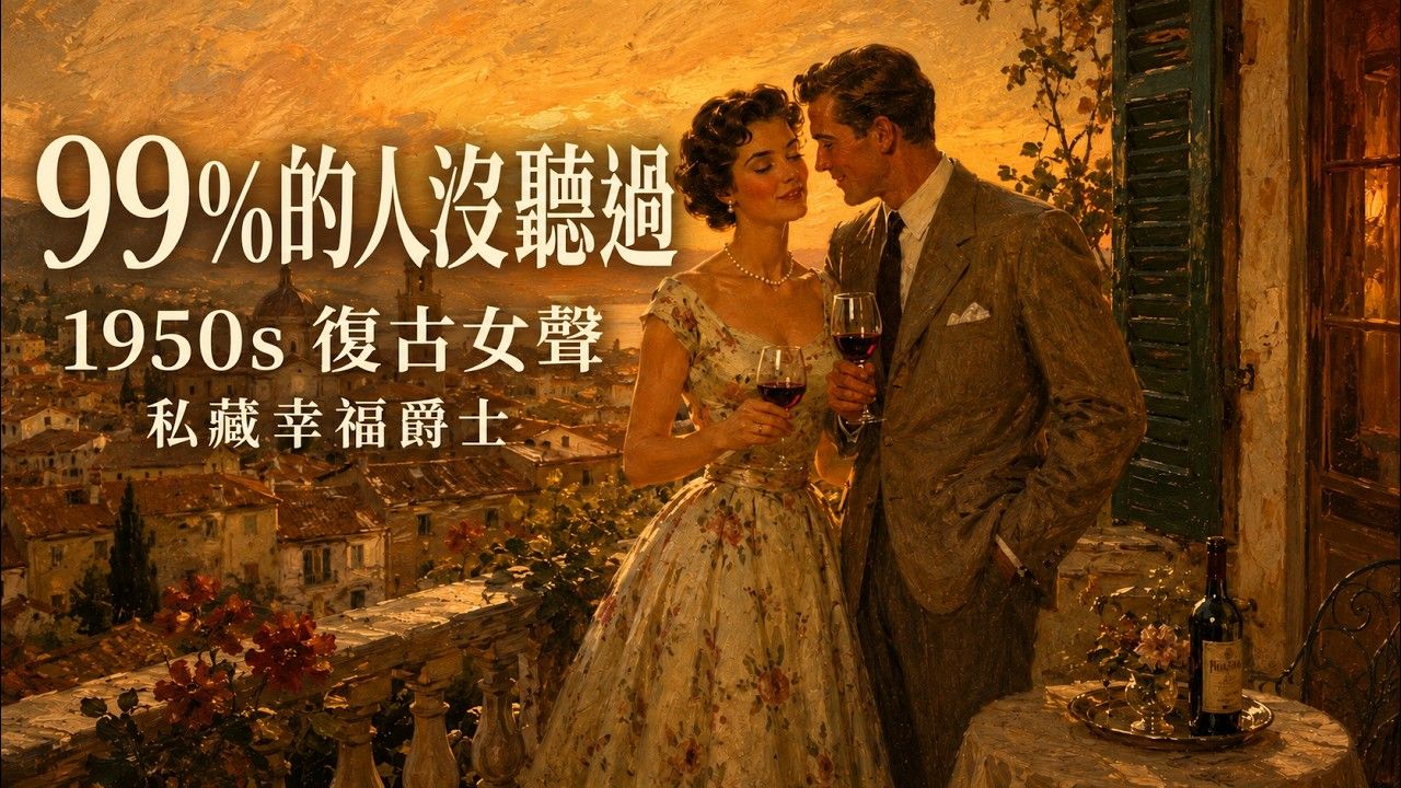 ? 99%的人没听过的超好听1950s 女生复古情歌｜像私藏旧唱片一样迷人 ?｜阅读・独处・深夜微醺BGM ☕