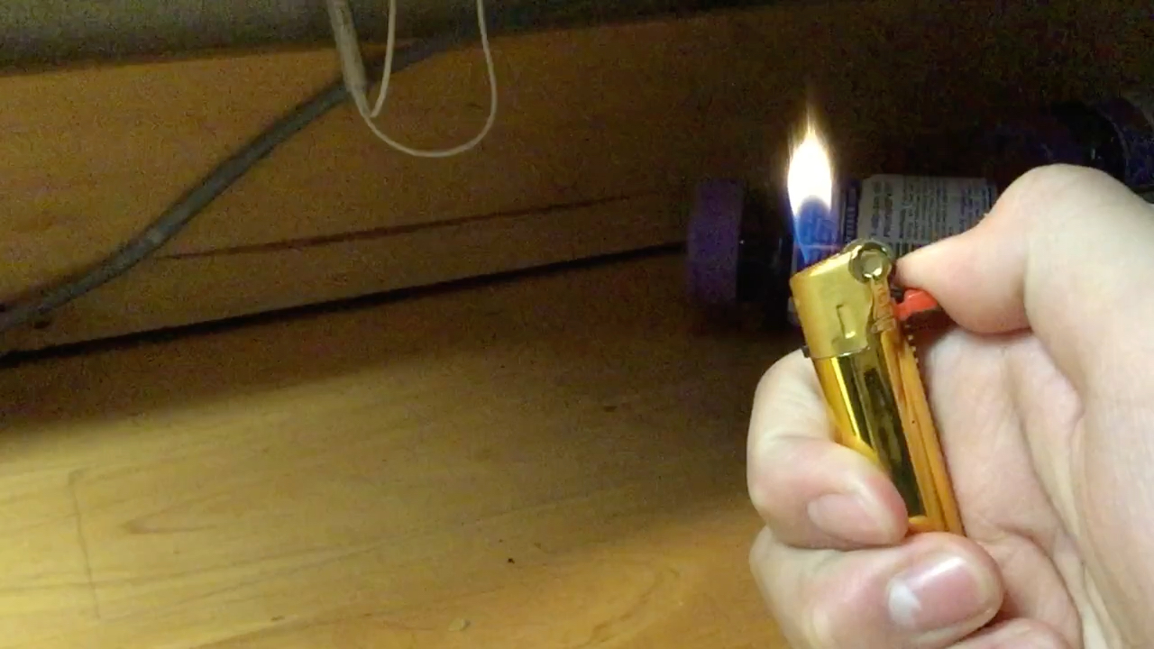 120帧慢放打火机点火