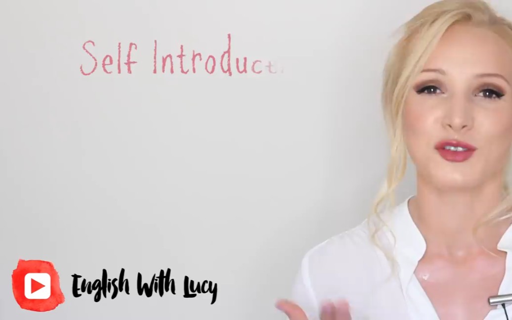 [图]油管English with Lucy||自我介绍技巧How to introduce yourself