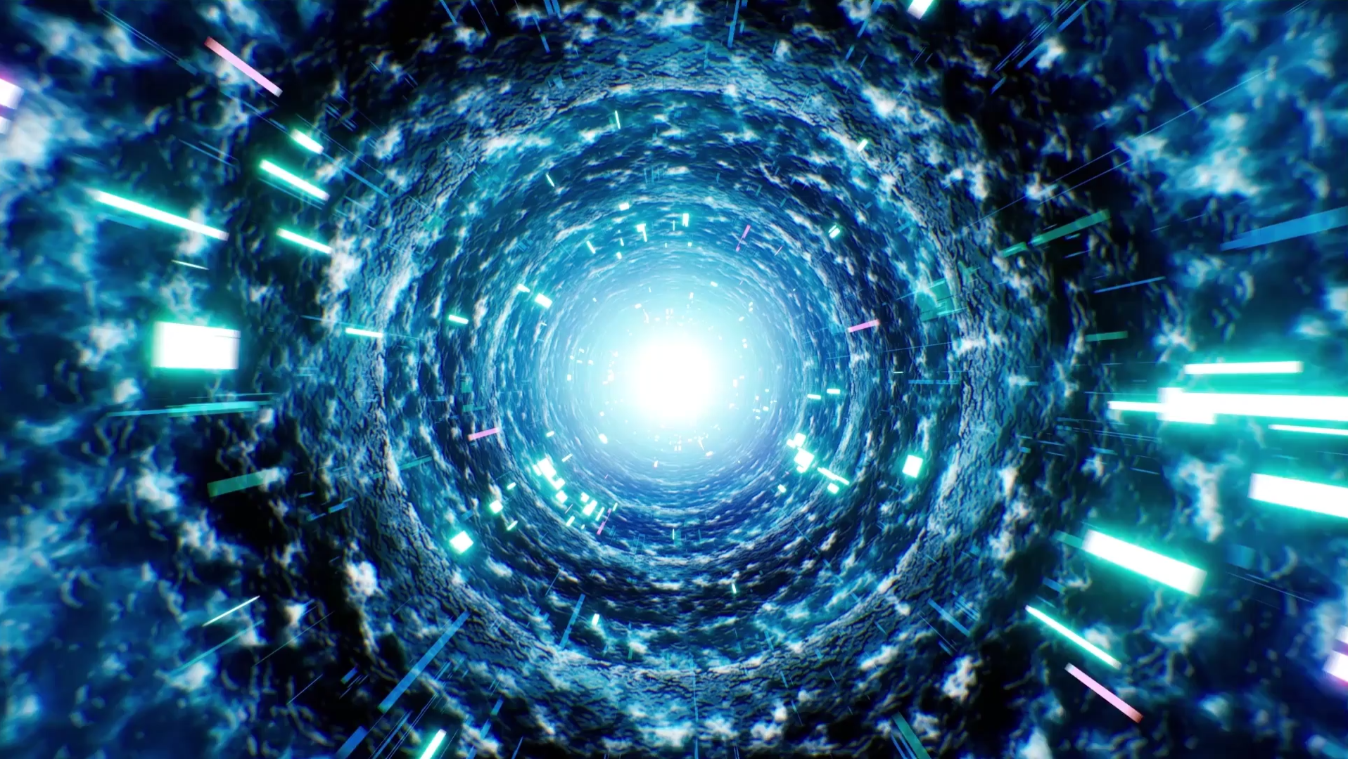 酷炫科技感虫洞穿梭