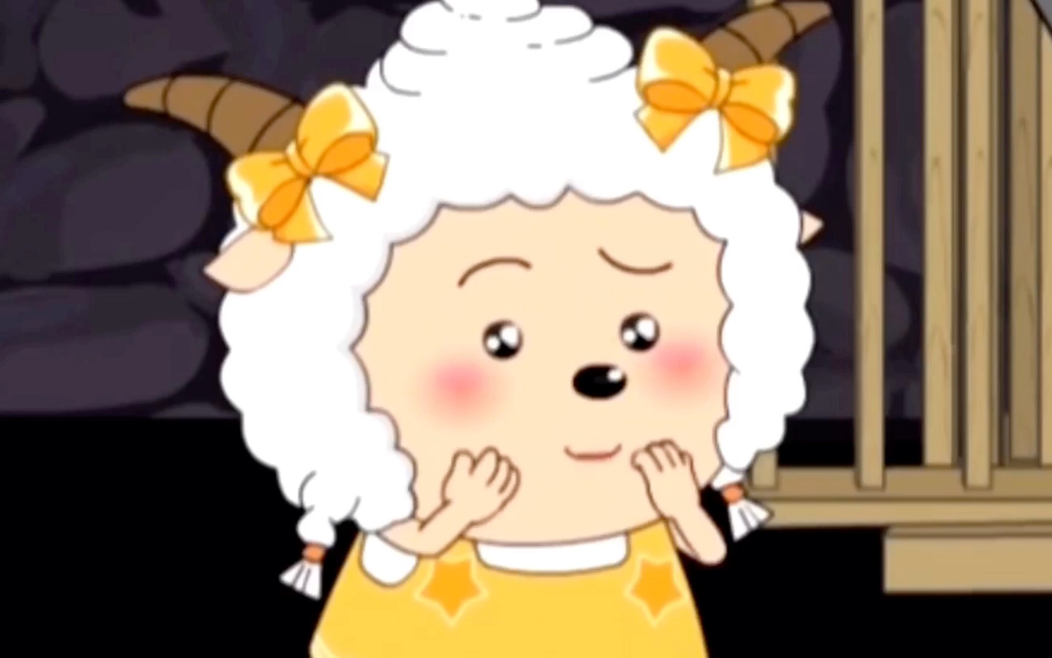 【青春有你2|懒羊羊】淡黄的长裙 蓬松的头发