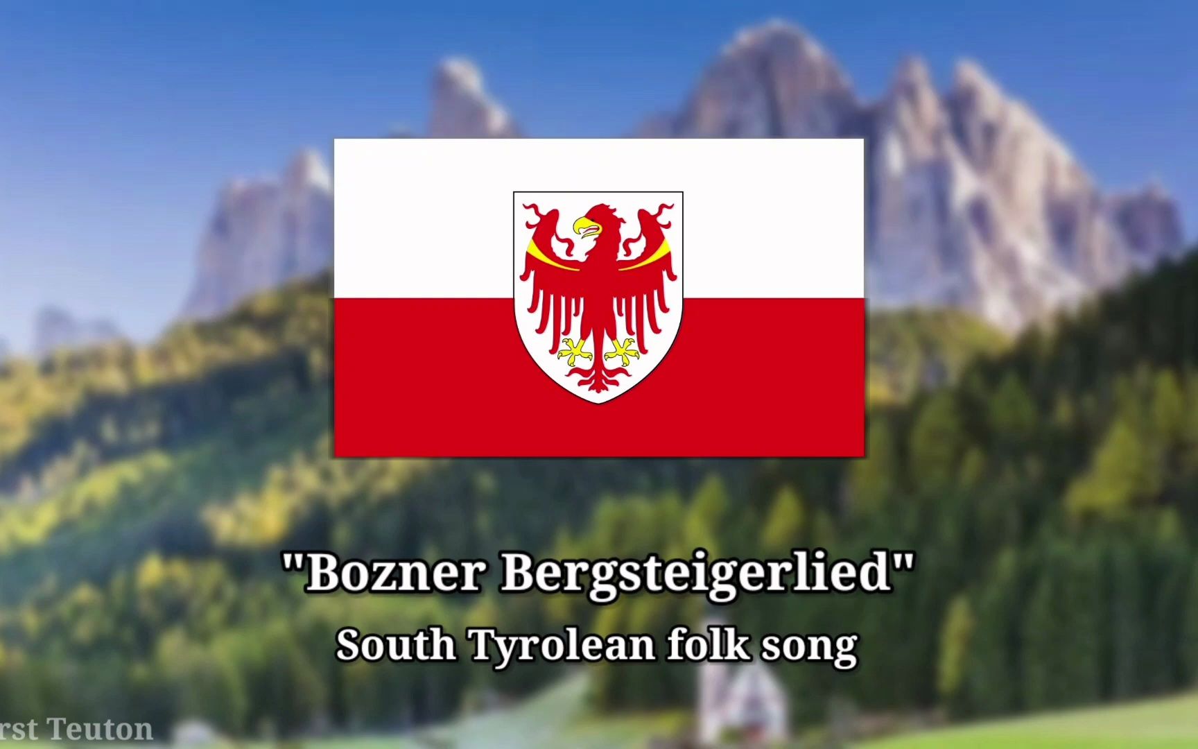 [图][南蒂罗尔民歌 博尔扎诺登山之歌]Bozner Bergsteigerlied - South Tyrolean folk song