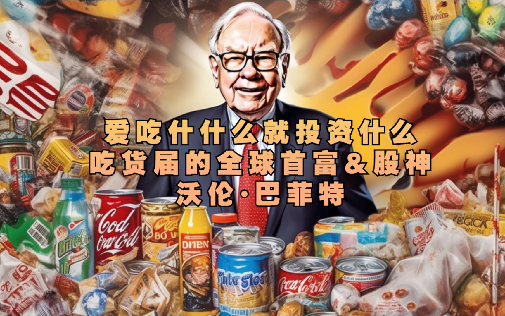 世界首富股神巴菲特的隐藏身份藏不住了爱吃什么就投资什么的吃货财神