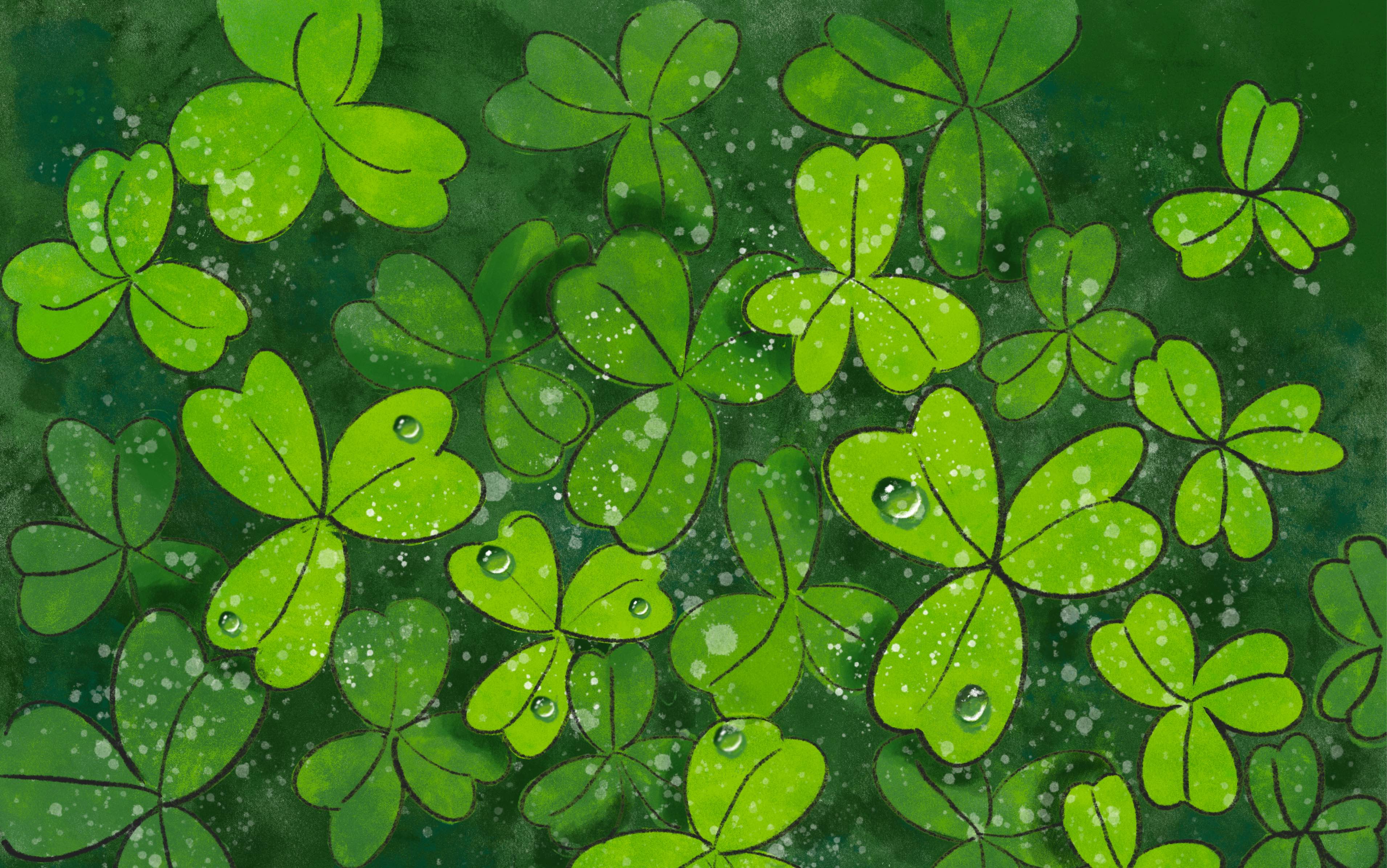 【procreate】三叶草