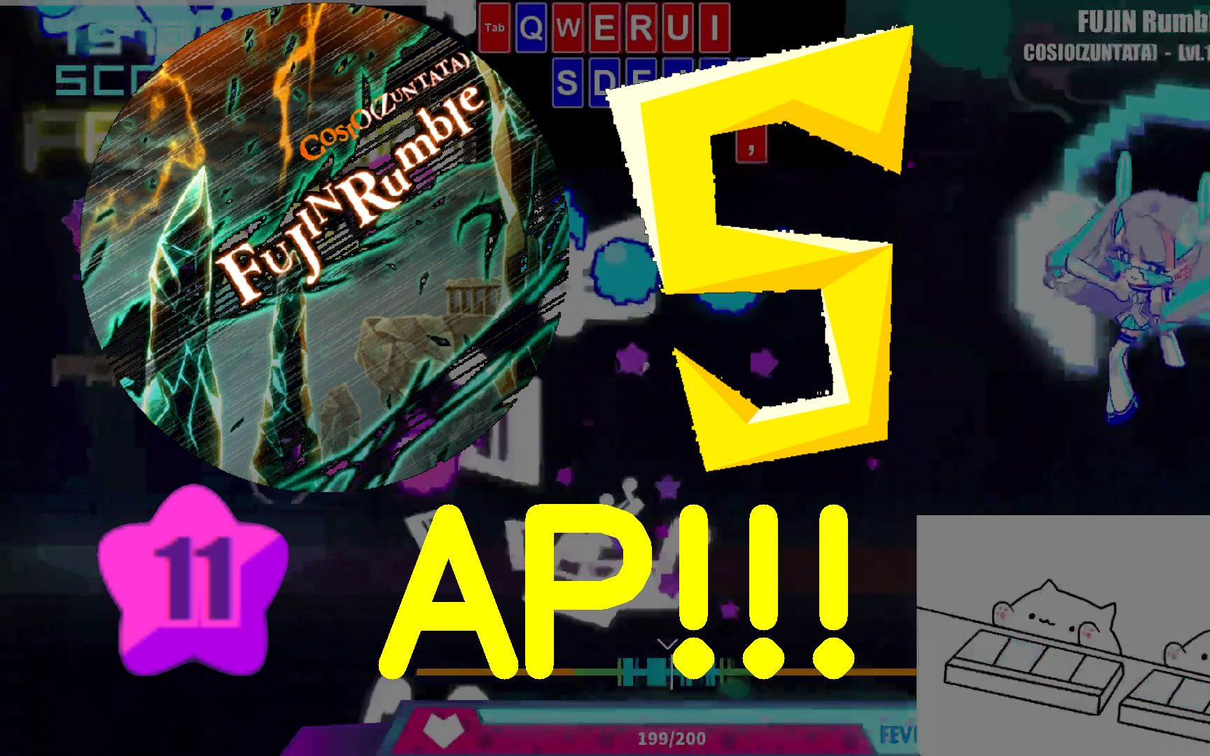 fujin rumble 里谱 lv.11 ap!