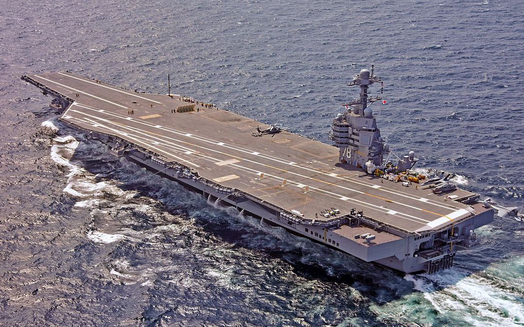 uss(cvn-78) 超级航母福特远洋作业~_哔哩哔哩_bilibili