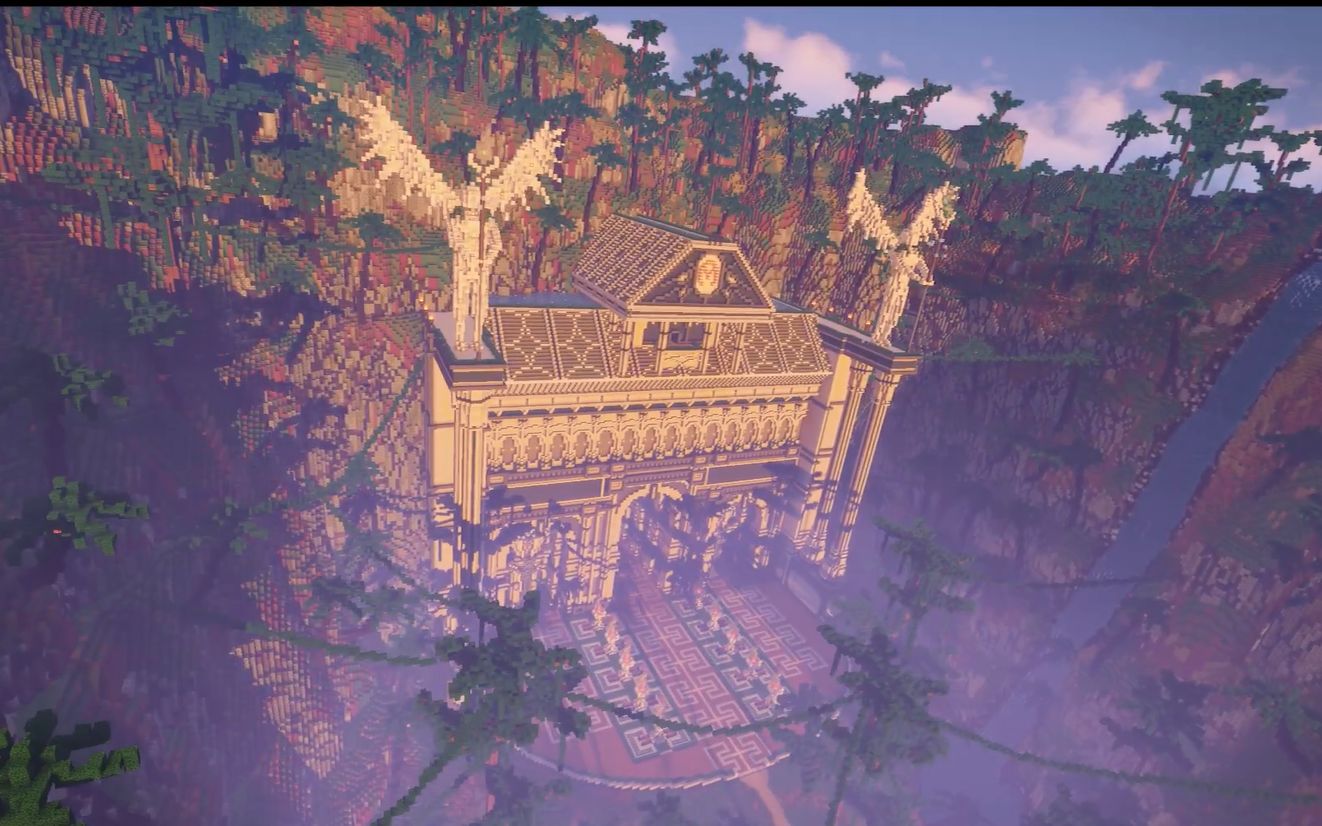 【minecraft】天使神殿~丛林宫殿-延时摄影