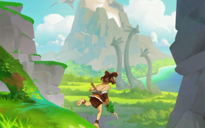 奔跑吧,原始人,战斧暴扣