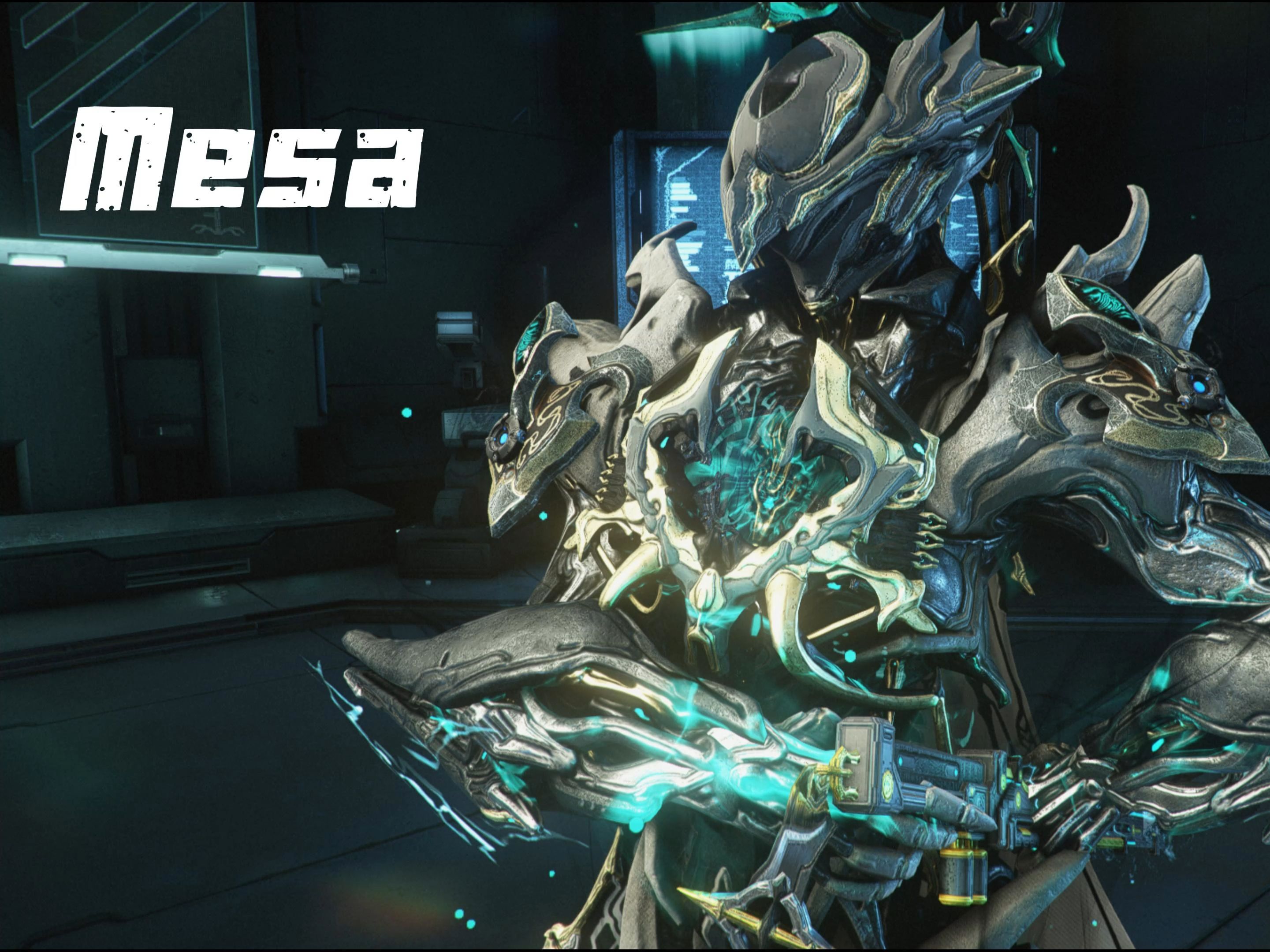 【warframe/星际战甲配色】最帅最强战甲,瑰丽的骑士mesa