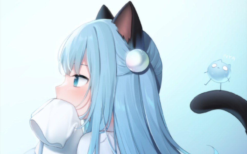 来点可爱的猫羽雫～(~▽~～)