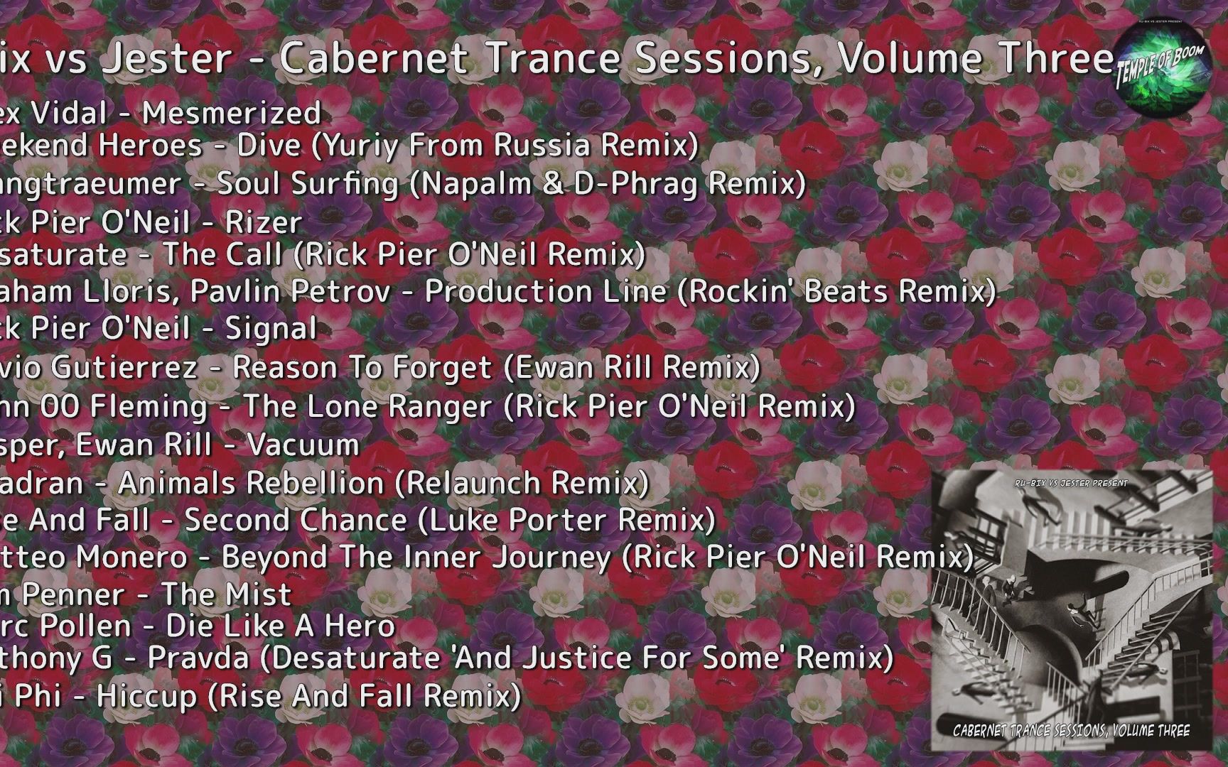 RuBix vs Jester  Cabernet Trance Sessions, Volume Three哔哩哔哩bilibili